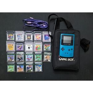 Gameboy Color BUNDLE - With Games and Carrying Case